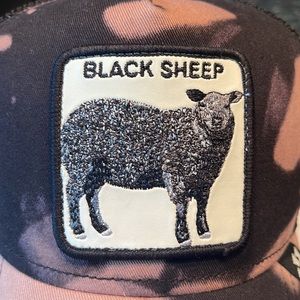NEW The Goorin Bros Black Sheep Trucker Hat Acid Bleaxhed The Farm brothers